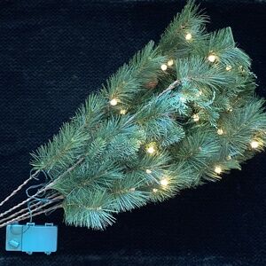 Bethlehem Lights Indoor/'Outdoor 36" Pine Branches/Timer/2 Available/NEW/WAS $50